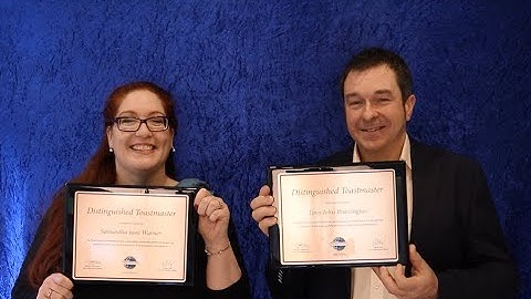 The Journey to Distinguished Toastmaster DTM