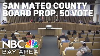 San Mateo County supervisors vote to support Prop. 50