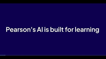 Not all AI is built the same. Pearson’s AI is built for learning.