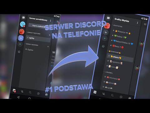 Tworzenie zaawansowanego serwera Discord na telefonie - #1 Podstawy