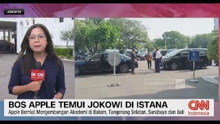 Laporan Terkini, Bos Apple Tim Cook Bertemu Jokowi di Istana screenshot 5