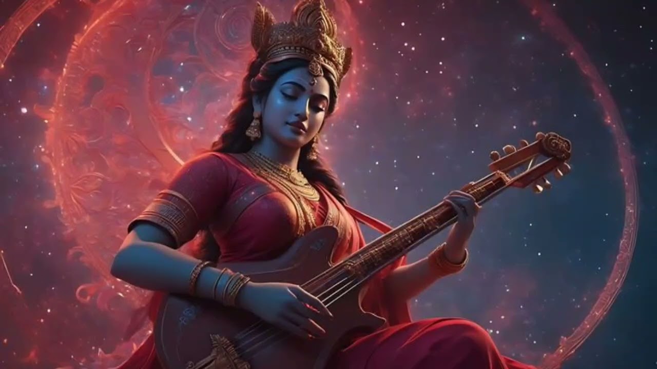 Sarswati puja aarti bhajan lofi ma sarswati aarti 💖🌷