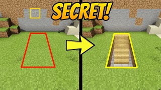 Minecraft: How To Build An UNDERGROUND SECRET BASE ENTRANCE!