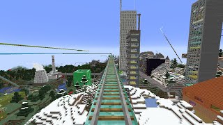 Minecraft Weltrekord: Die längste Minecraft Achterbahn (14,5 Stunden)