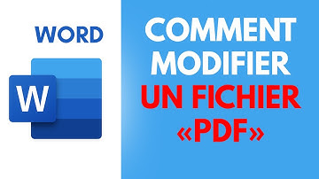 Comment MODIFIER UN PDF sur Word [Formation Word Gratuite]