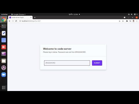 EASY WAY TO INSTALL CODE-SERVER INTO UBUNTU 20.04 LTS