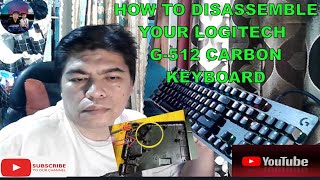 How To Disemble Your Logitech G512 Carbon Keyboard Case