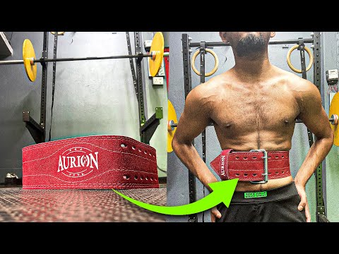 Aurion Low Cost Weight Lifting Gym Belt - Unboxing