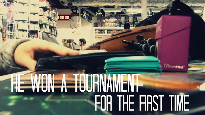 He won a tournament for the first time.