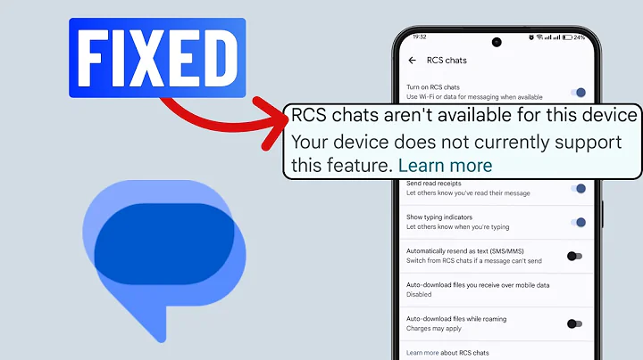 Fix RCS Chats Not Supported or Available on Android