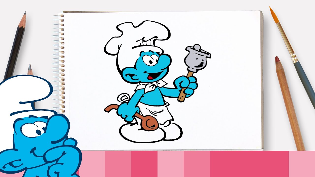 come-disegnare-golosone-i-puffi-youtube