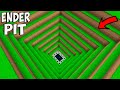 I found a ENDER PIT in Minecraft ! What&#39;s INSIDE the SECRET PORTAL ?