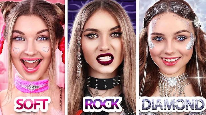 Diamond Girl VS Soft Girl VS Rock Girl || We Adopted Triplets