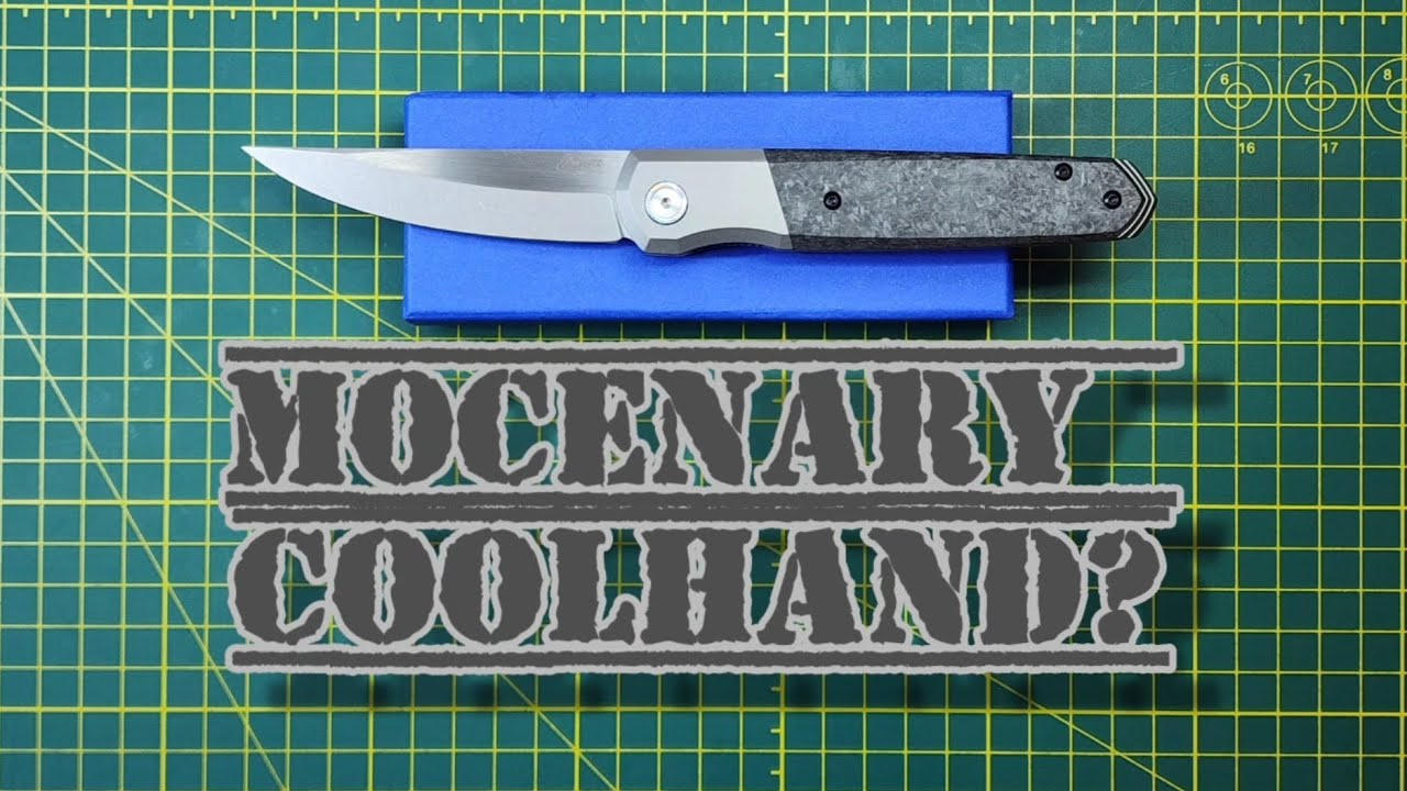 MOCENARY ?COOLHAND? M390 TITANIUM CARBON FIBER, Excellent light weight piece. Back-up self-defense.