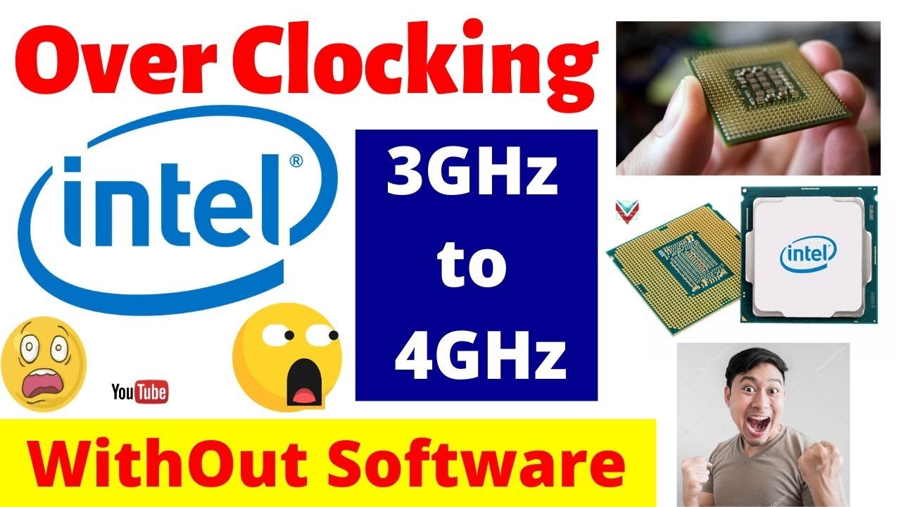 How to Overclock INTEL Or AMD to 4GHz Overclocking Without Software ...