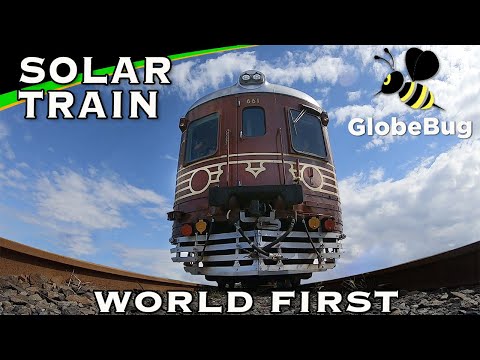 World's first Solar Train. Run by Byron Bay Railroad Company
