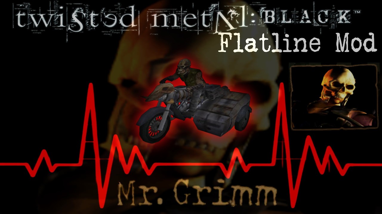 [PCSX2] Twisted Metal: Black - Flatline Mod (Mr. Grimm 1P Story Mode Playthrough)