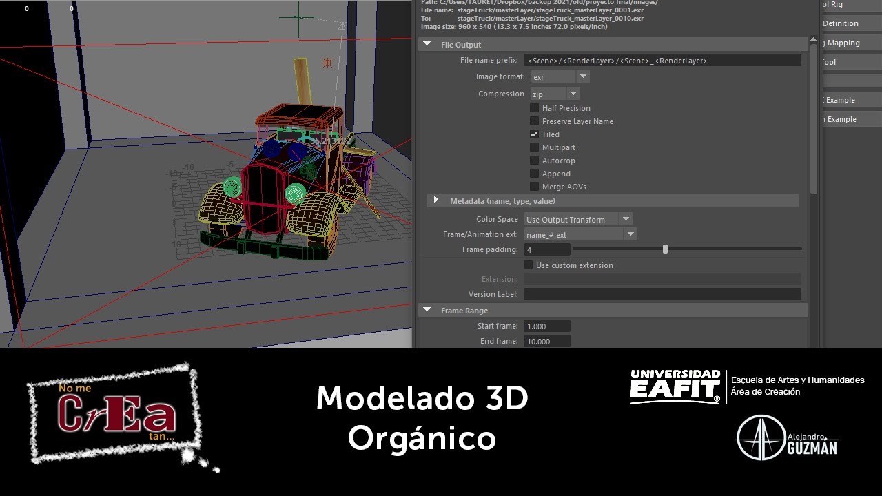 render settings de arnold para maya 01 - YouTube
