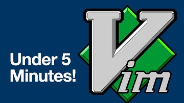Vim #1 - text editor basics (under 5 minutes)