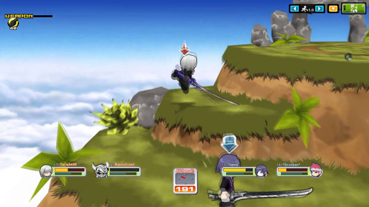 GetAmped 2 -Epic Sword Fight- Gameplay -- 1v2