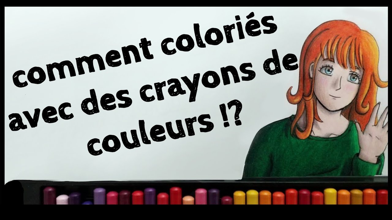 tuto comment colorisé au crayons de couleurs + technique secrète — free download