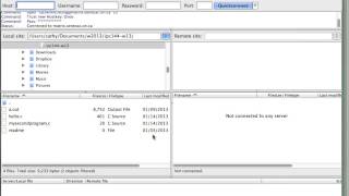 Seneca - IPC144 - How to use FTP to transfer your files to matrix