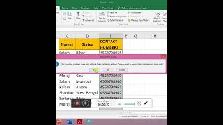 DATA VALIDATION ME CUSTOM ERROR ALERT SET KAREIN