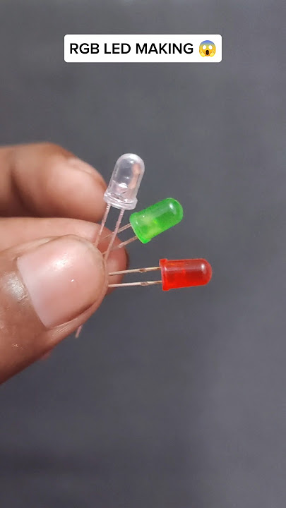 RGB Led Making | #shorts #diy #experiment #project đąâ