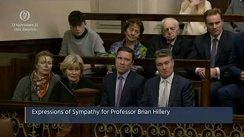 Dil ireann: Expressions of sympathy for Professor ...