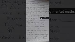 Lkg mental maths worksheet/mental maths worksheet for lkg/maths worksheet/annual maths worksheet