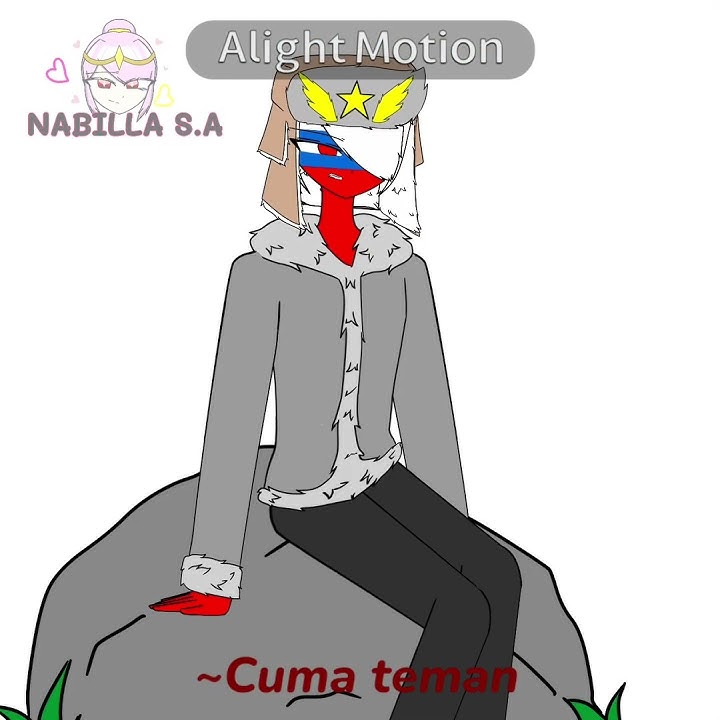 Cuma teman 🙂 |•| IB :ME #countryhumans #countryballs #edit #trend #animation #fypシ