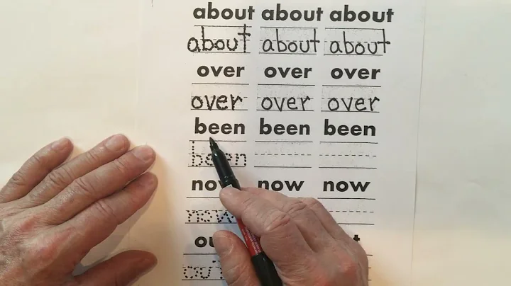 Sight-Word Printing page 9