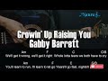 Gabby Barrett - Growin’ Up Raising You Guitar Chords Lyrics