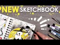 STARTING A NEW SKETCHBOOK - Spooky Sketching with Me