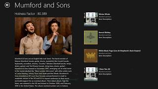 Native windows 8 modern/metro UI- Song Unearth