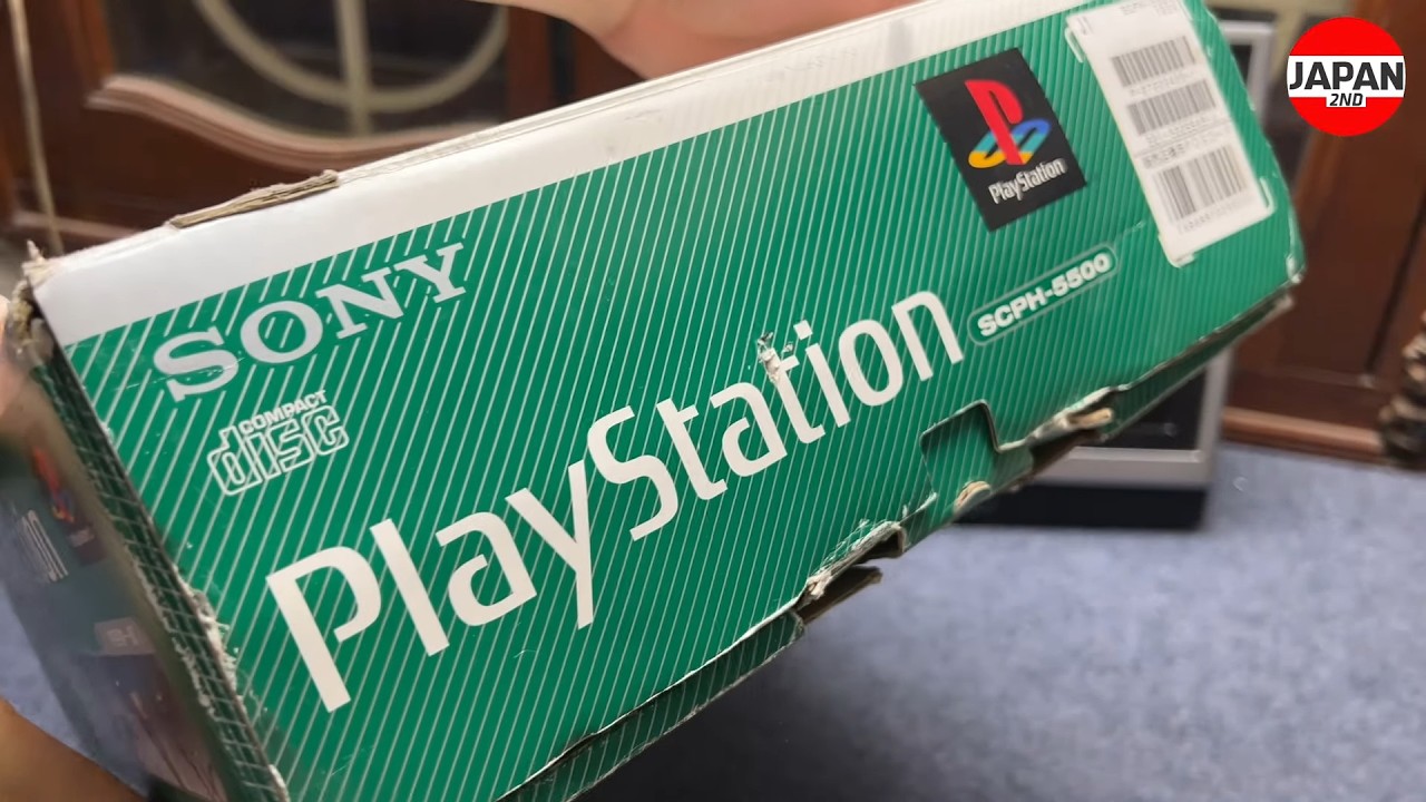 Sony PlayStation SCPH-5500 Blue Unboxing Test｜ソニー PS1 SCPH-5500 開封｜Mở hộp PlayStation PS1