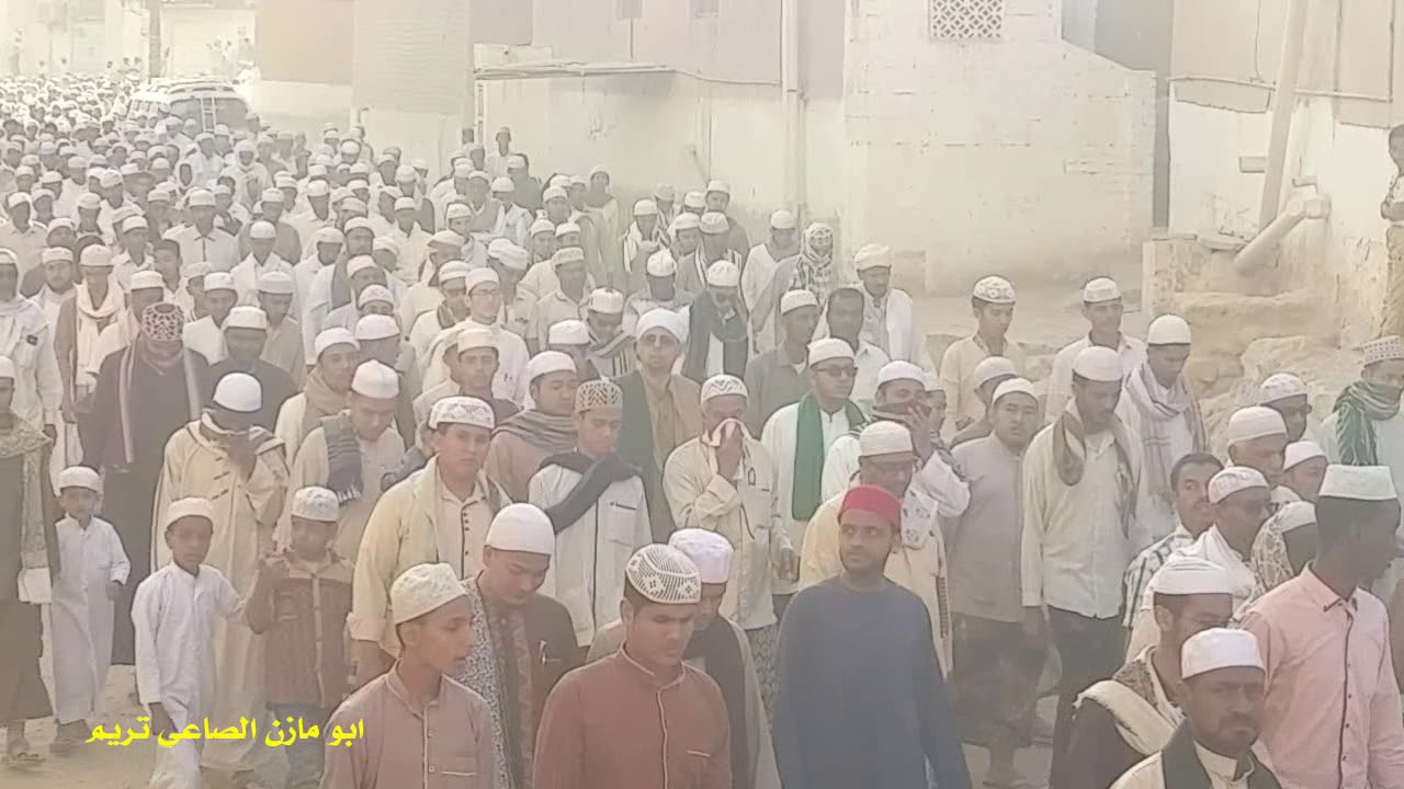 جنازة الحبيب العلامة عبدالله بن محمد بن شهاب بتريم حضرموت