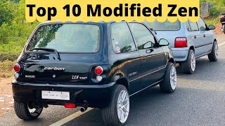 Top 10 Best Modified Zen Cars in India || Modified Zen || Maruti Zen || Zen || Modified Cars