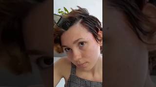 Pintei de ruivo em casa! #cabelocurtofeminino #ruivaemcasa #ruivos #pixiecut