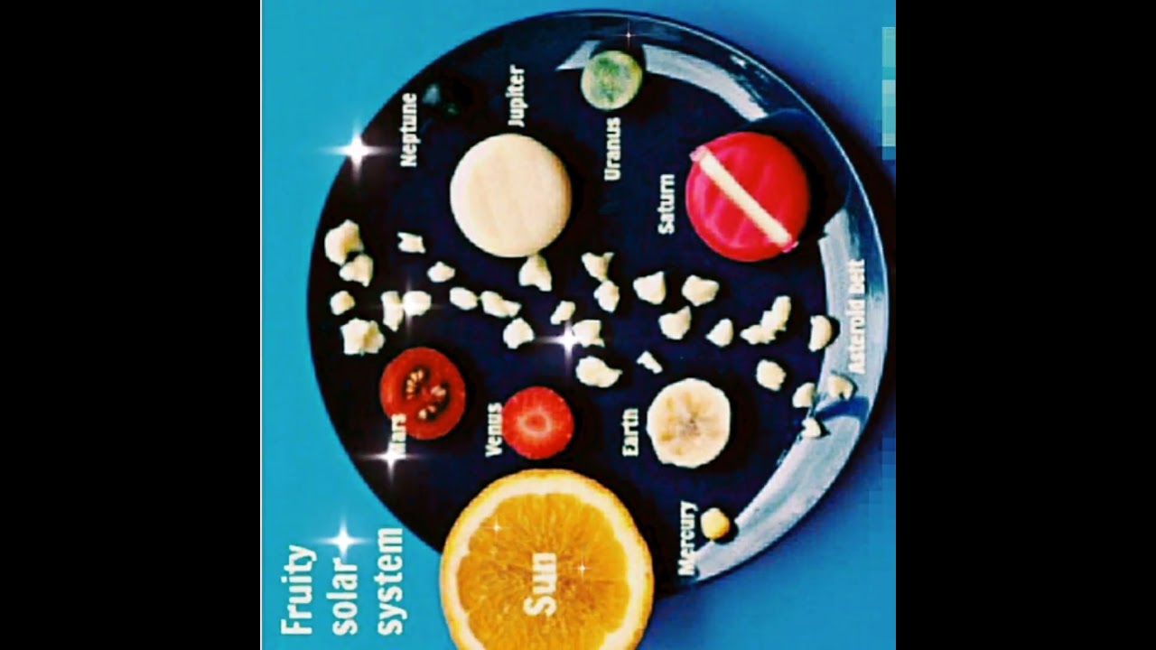 Solar System Using Fruits
