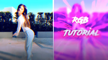 Tutorial on RGB effects for alight motion ~ae inspired ~