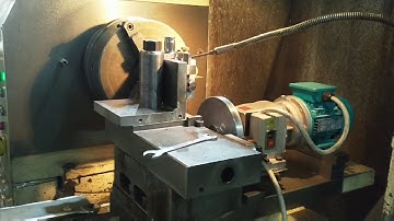 Key way cutting on lathe machine