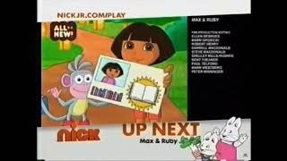 Dora the Explorer During Max and Ruby Credits On Nickelodeon
