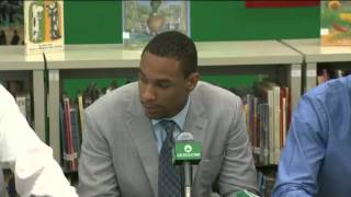 Boston Celtics Rookie Introductions Jared Sullinger, Fab Melo and Kris Joseph
