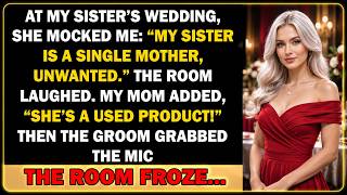 At My Sister Wedding, She Publicly Mocked Me  Then Her Groom Silenced the Whole Room...