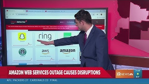 AWS outage causes disruptions Monday morning