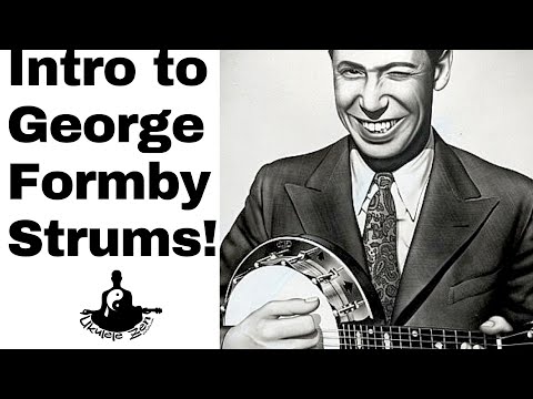 George Formby Syncopated Ukulele Strum!  Ukulele Zen Tips#15