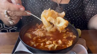 Best Menudo in Victorville! Raul’s tequila &￼Kitchen Handmade Tortillas + Menudo con pata & Carnitas