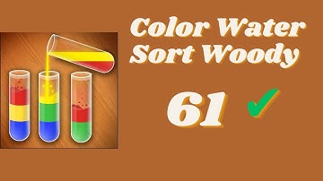 Color Water Sort Woody Puzzle Level 61