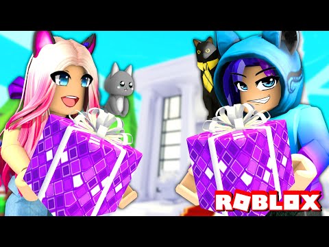 The Small Gift Challenge Wengie Vs Maxmello In Roblox Adopt Me Safe Videos For Kids - escape evil pikachu obby roblox